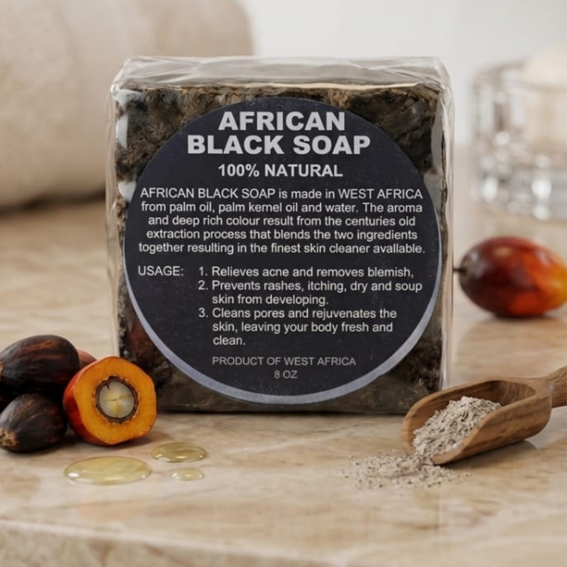 AFRICAN BLACK SOAP