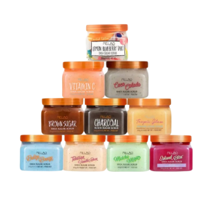 Body Scrubs & Skincare Creams – Variety of Scents and Vitamins
