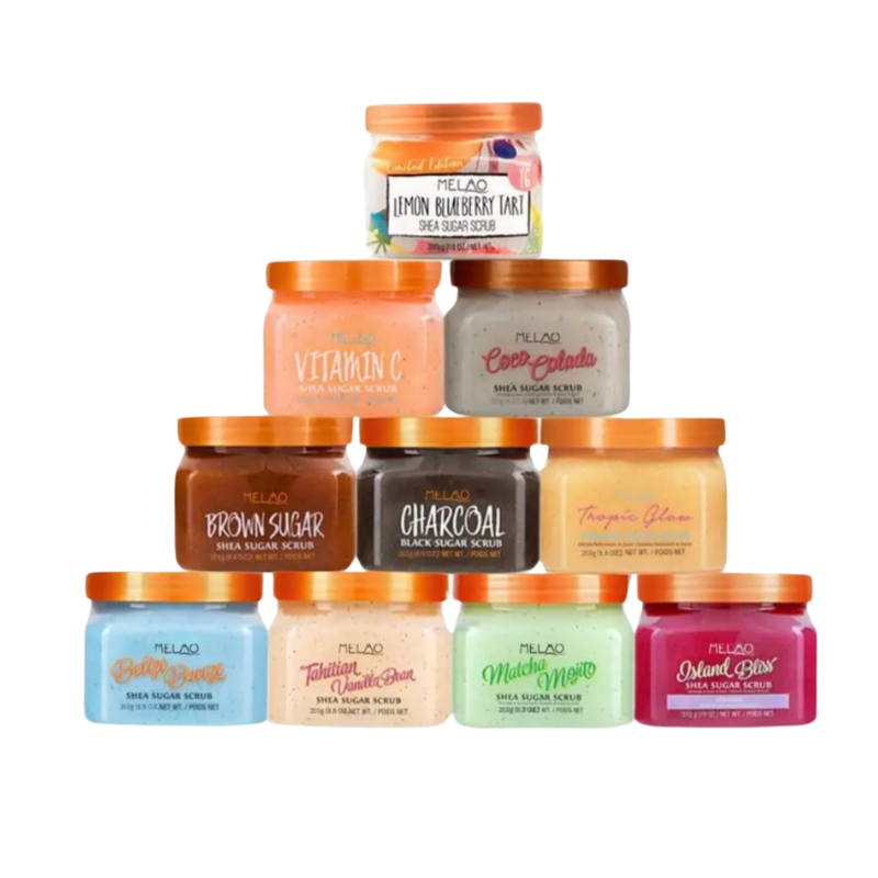 Body Scrubs & Skincare Creams – Variety of Scents and Vitamins